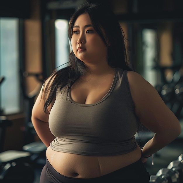 Fitness with Confidence PlusSize Asian Womans Gym Journey