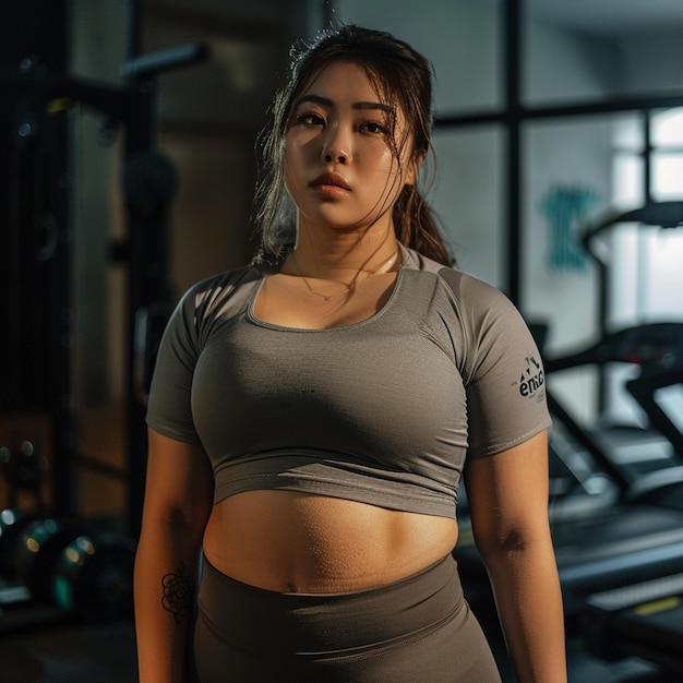 Fitness with Confidence PlusSize Asian Womans Gym Journey