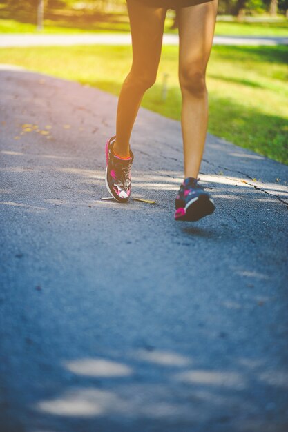 Fitness woman In the morning for health