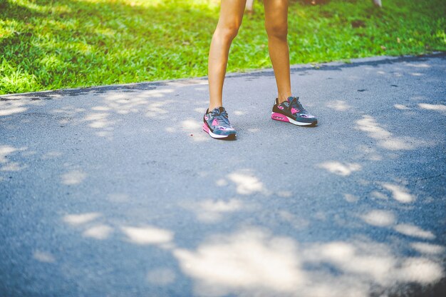 Fitness woman In the morning for health