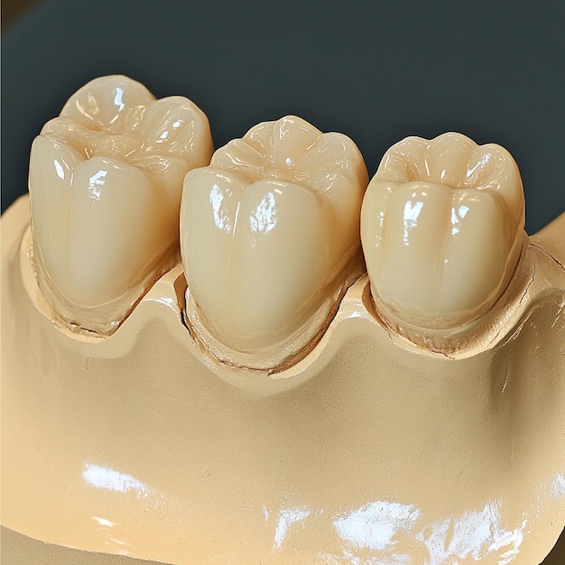 Photo fitting of dental crowns and bridges