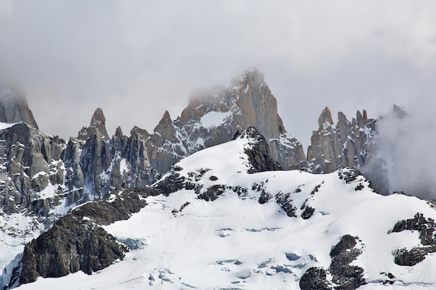 Photo fitz roy mount, el chalten, patagonia, argentina