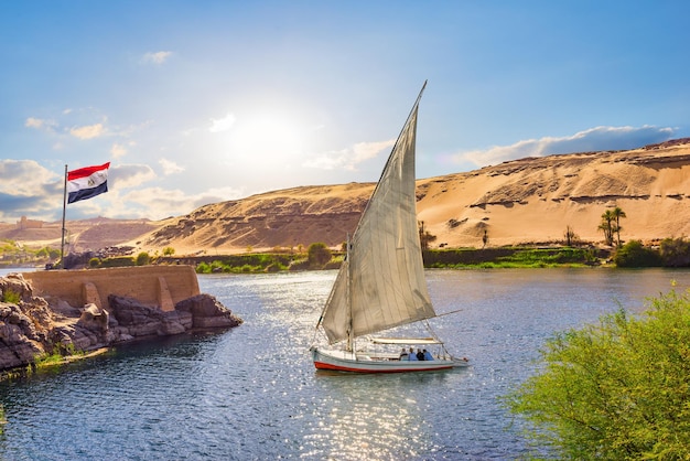 Flag in Aswan