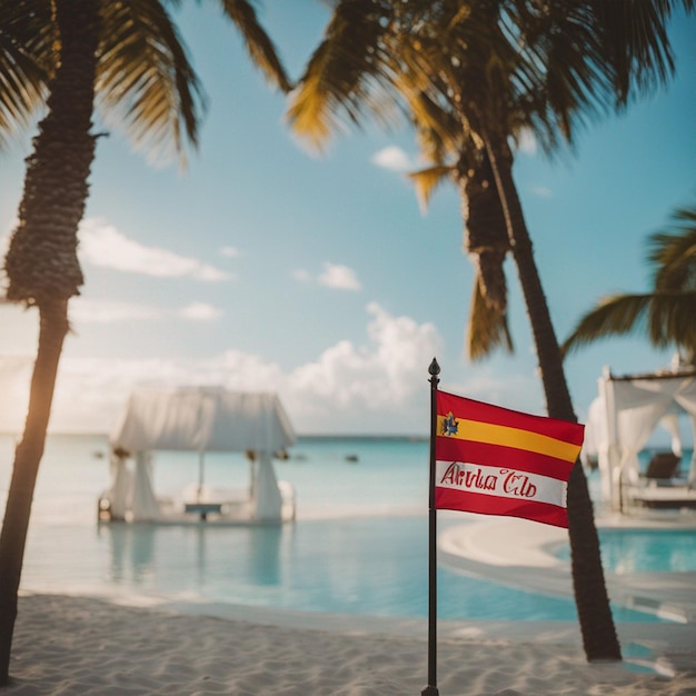 Flag Day The Aruba Beach Club Resort wallpaper