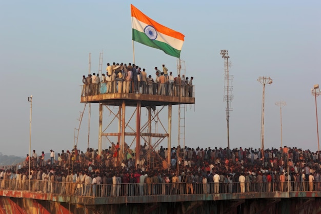 Flag Festivities India Independence Day photo