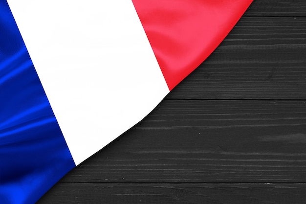 Flag of France copy space