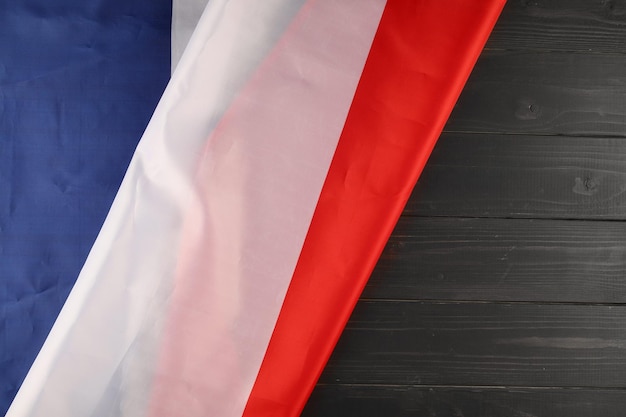 Flag of France place for text cope space