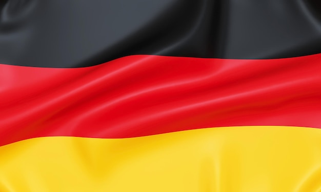 Flag of Germany 3d rendering