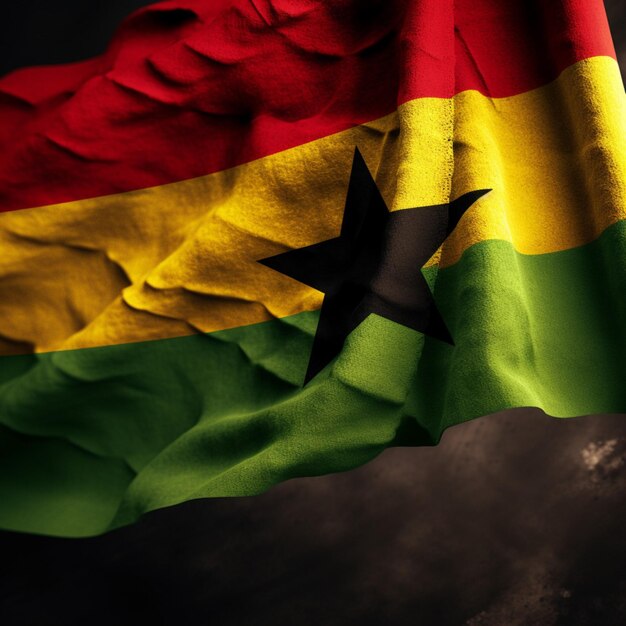 Flag of Ghana high quality 4k ultra hd