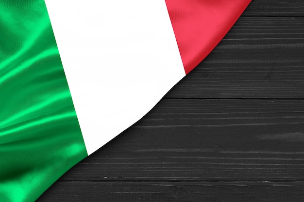 Flag of Italy copy space