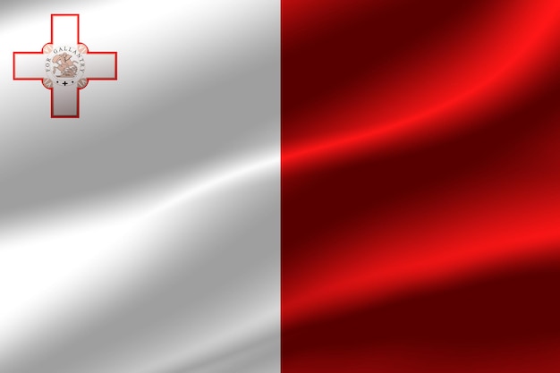 Photo flag of malta as the background.