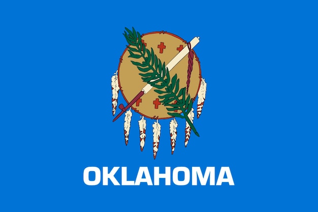 Flag of Oklahoma USA