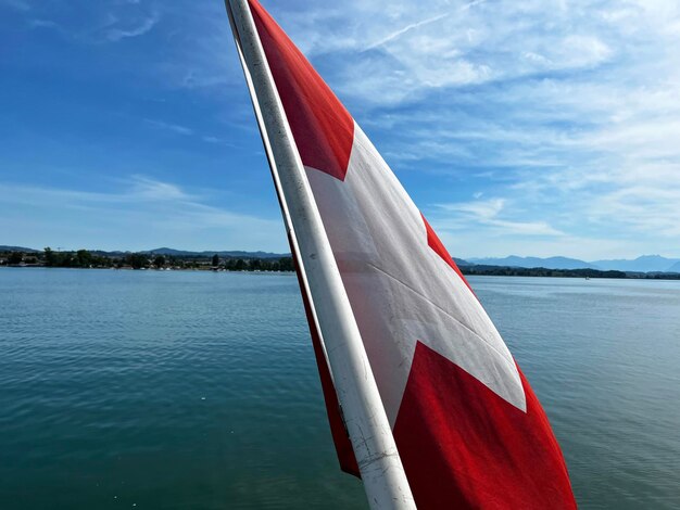 The flag of Switzerland