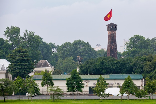 The Flag Tower of Hanoi is a tower which is one of the symbols of the city