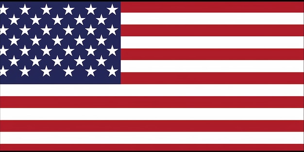 Photo flag of the united states of america