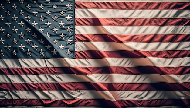 Photo flag of the united states of america