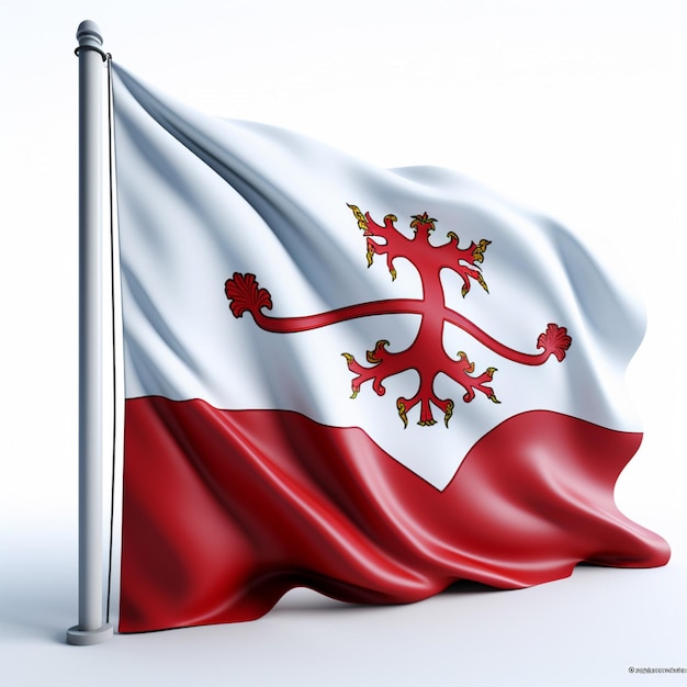 Flag wallpaper of PiedmontSardinia with white back