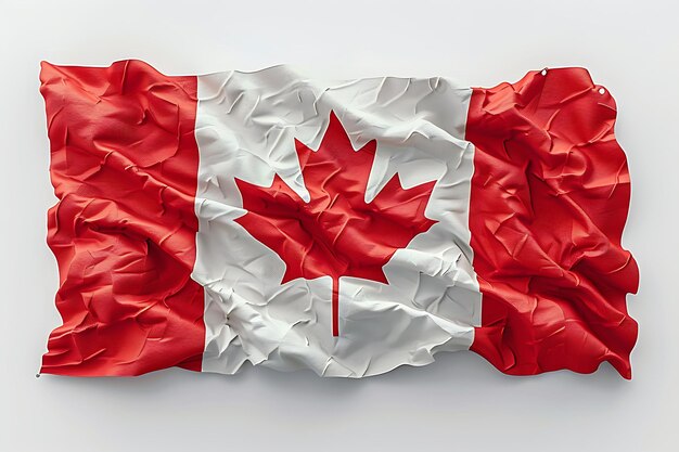 a flag with the maple leaf on it