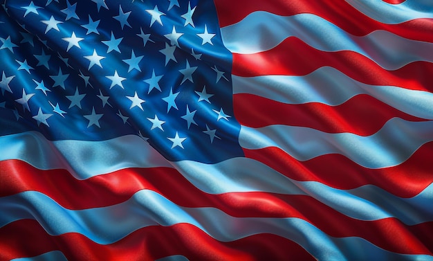 a flag with stars and stripes is shown in this image