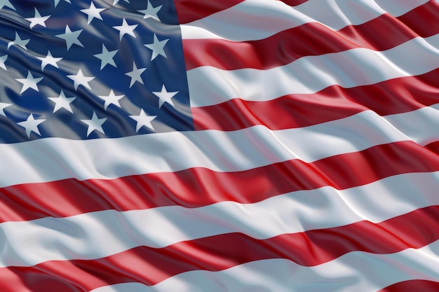 a flag with stars and stripes is shown in this photo