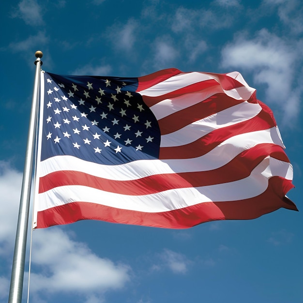 A flag with the word usa on it