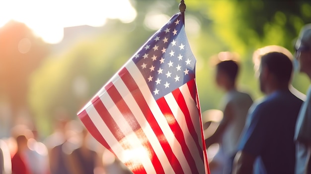 A flag with the word usa on it