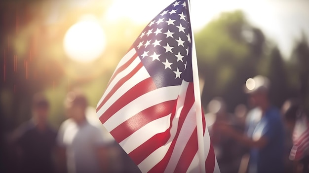 A flag with the word usa on it