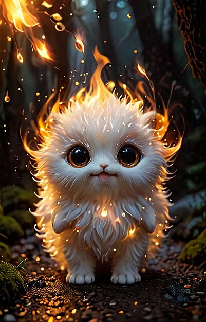 Flame Furry Creature