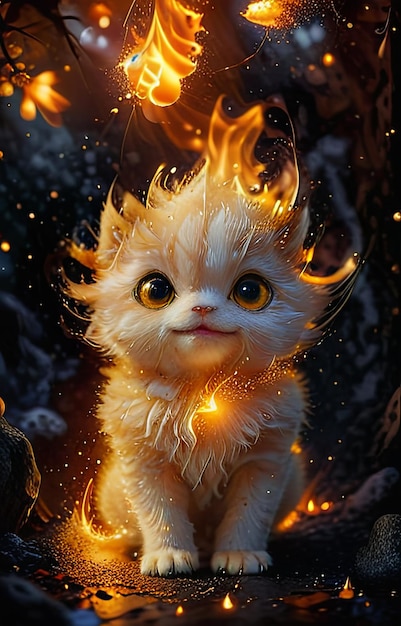 Flame Furry Creature