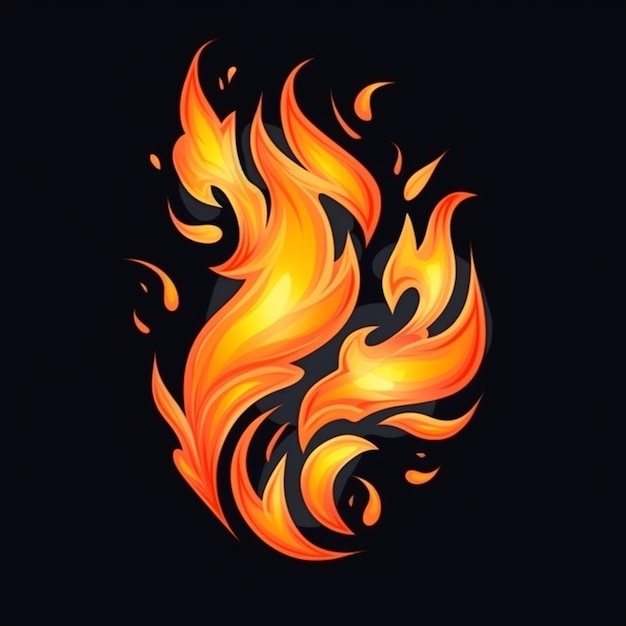 flame illustration