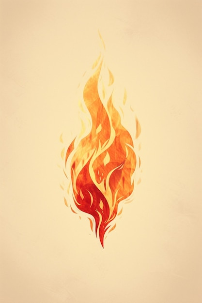 flame illustration