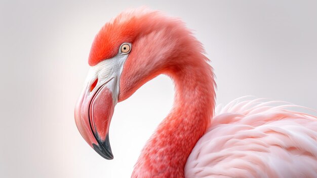 flamingo bird close up