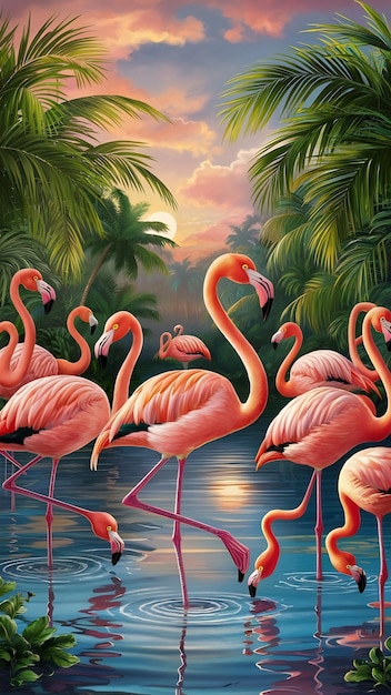 Flamingo Habitat