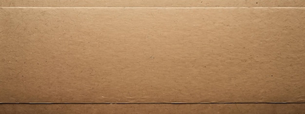 Flat Brown Cardboard Texture for Background or Wallpaper Web Banner with Copy Space