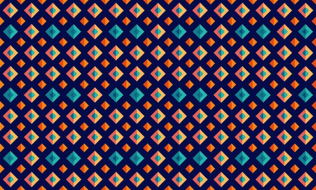 Flat Design Geometric Shapes Seamless Pattern for Wallpaper Background