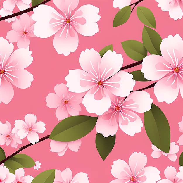 Flat Design Sakura Collection A Touch of Elegance for Your Designs