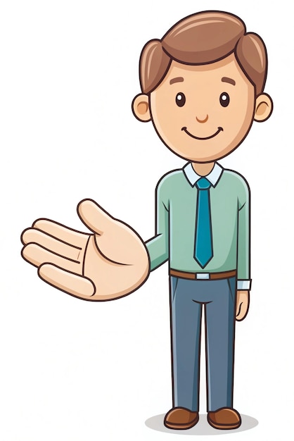 Photo flat hand drawn human receiving hand gesture for help