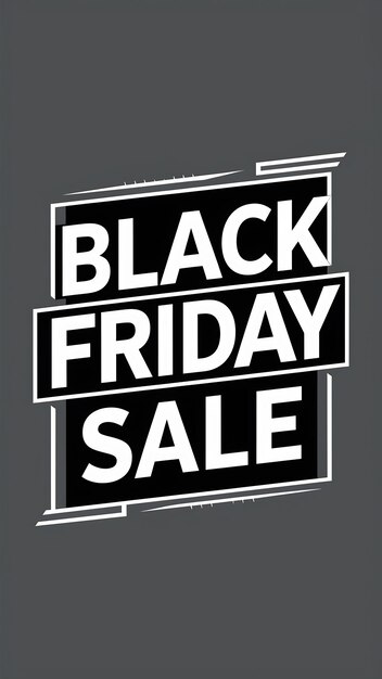 Flat trendy black friday sale banner vector design