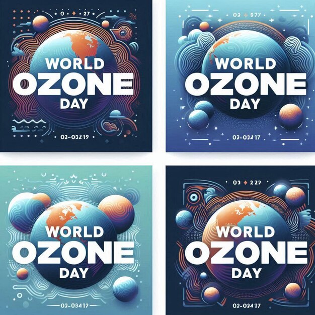 Photo flat world ozone day instagram posts collection