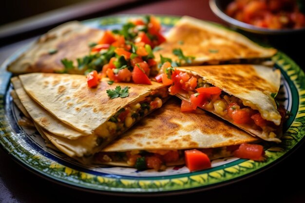 Photo flavorful chiles en nogada with walnut sauce