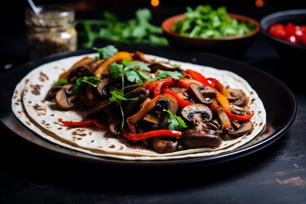 Flavorful Veggie Fajitas with Portobello Mushrooms