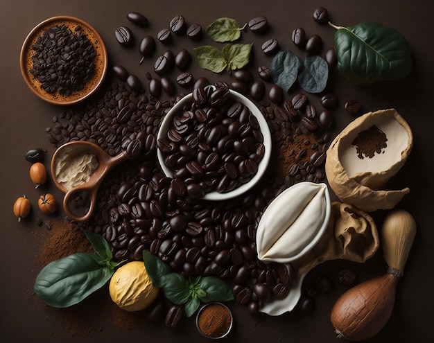 Flavors of the Earth International Coffee Day Palette