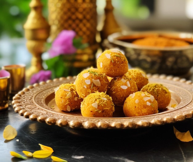 Flavorsome and aromatic Kesar Ladoo