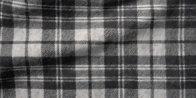 Photo fleece texture background with plaid pattern of grey dark gray and light grey colors grey fleece