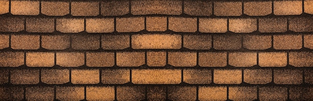 Flexible roof tiles panoramic