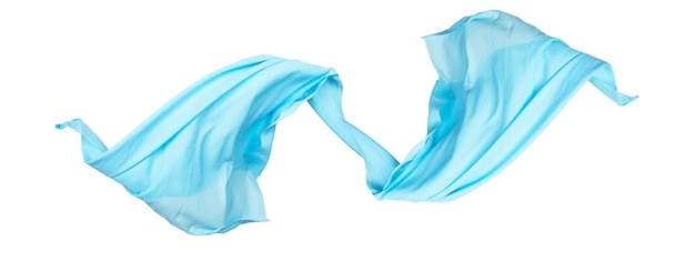 Floating blue cloth