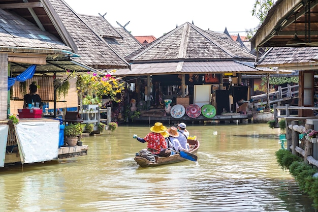 Floating Market in Pattaya, Thailand