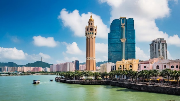 floating mosque of Tanjung Bungah in Penang Malaysia Asia