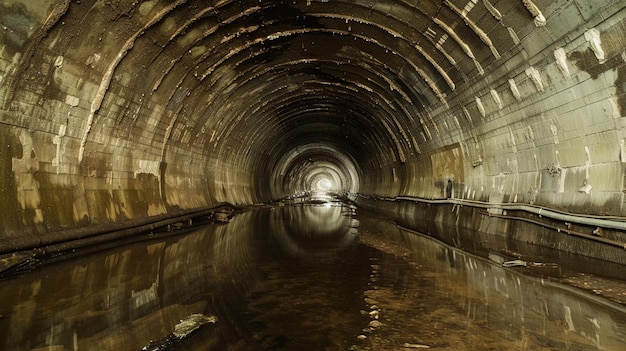 A Flooded and Abandoned Tunnel