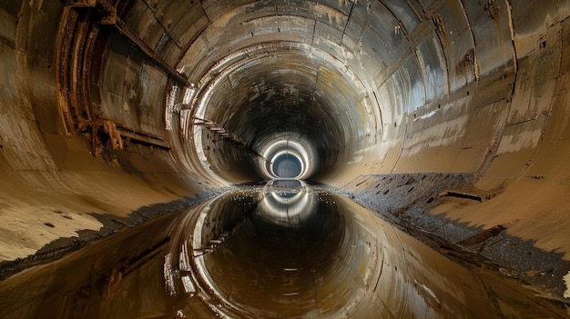 A Flooded and Abandoned Tunnel